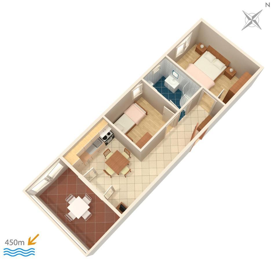 Family Friendly Apartments With A Swimming Pool Povljana, Pag - 244 Buitenkant foto